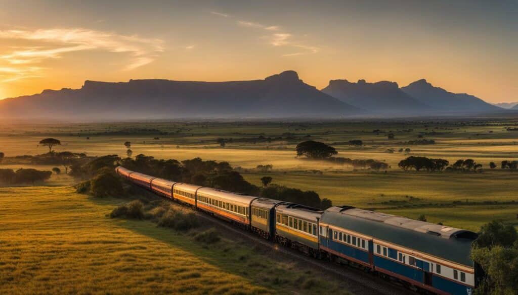 South African train holiday