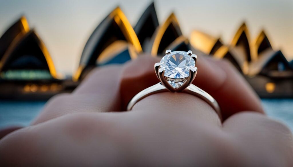 oval engagement rings sydney