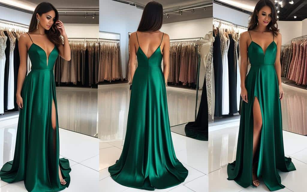 Green dresses for prom