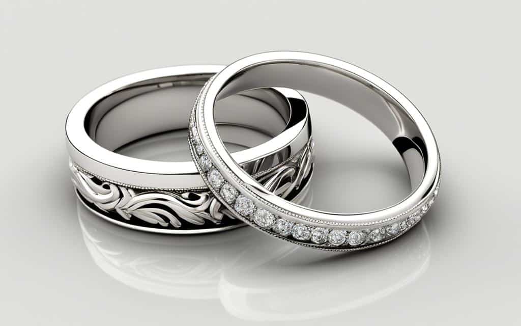 White Gold vs Silver Wedding Rings