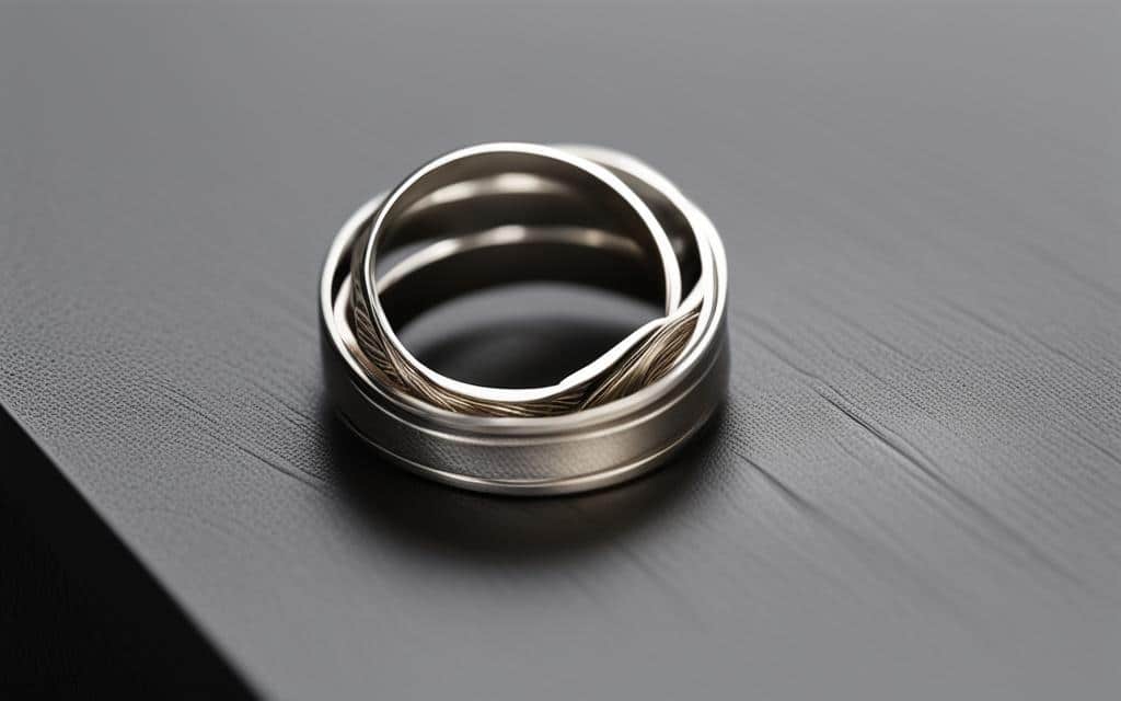 silver wedding bands for women